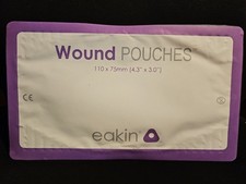 READ 14 Convatec 839261 Eakin Wound Pouches 4.3inx3.0in 110mmx75mm NOT SEALED