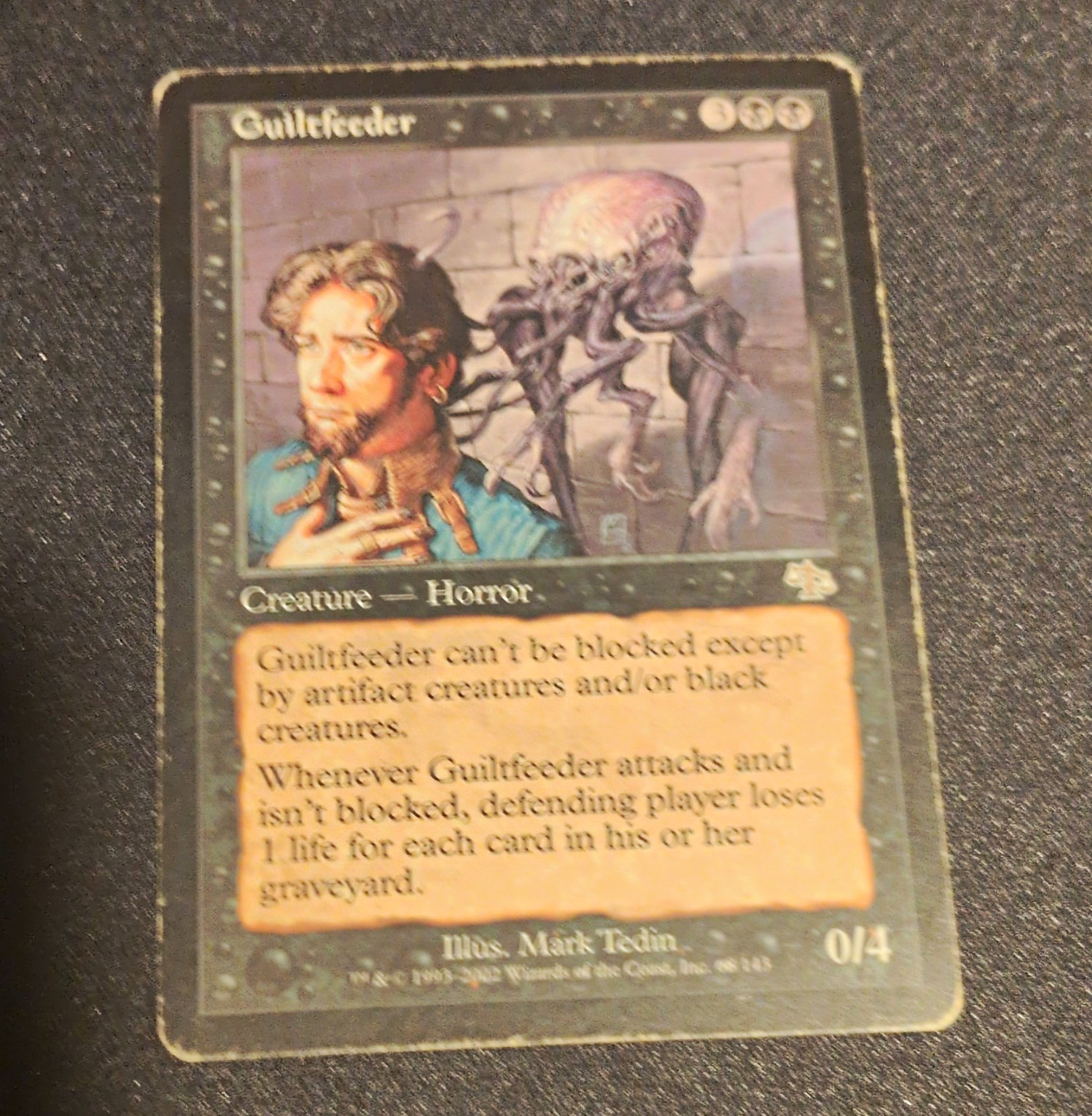 Wizards of the Coast MTG Guiltfeeder Judgment 68/143 Black 0/4