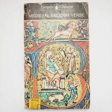 Medieval English Verse Vintage Book Penguin Classic British Poetry Collection PB