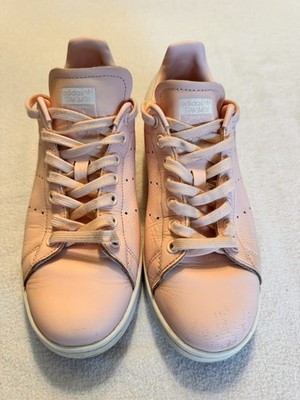 Adidas Stan Smith Womens Colorblock Lace Up Sneakers Pink Sz 8.5 Great Condition