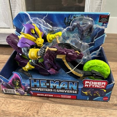 NEW!! He-Man Masters of the Universe Skeletor and Panthor Toy, Collectible,