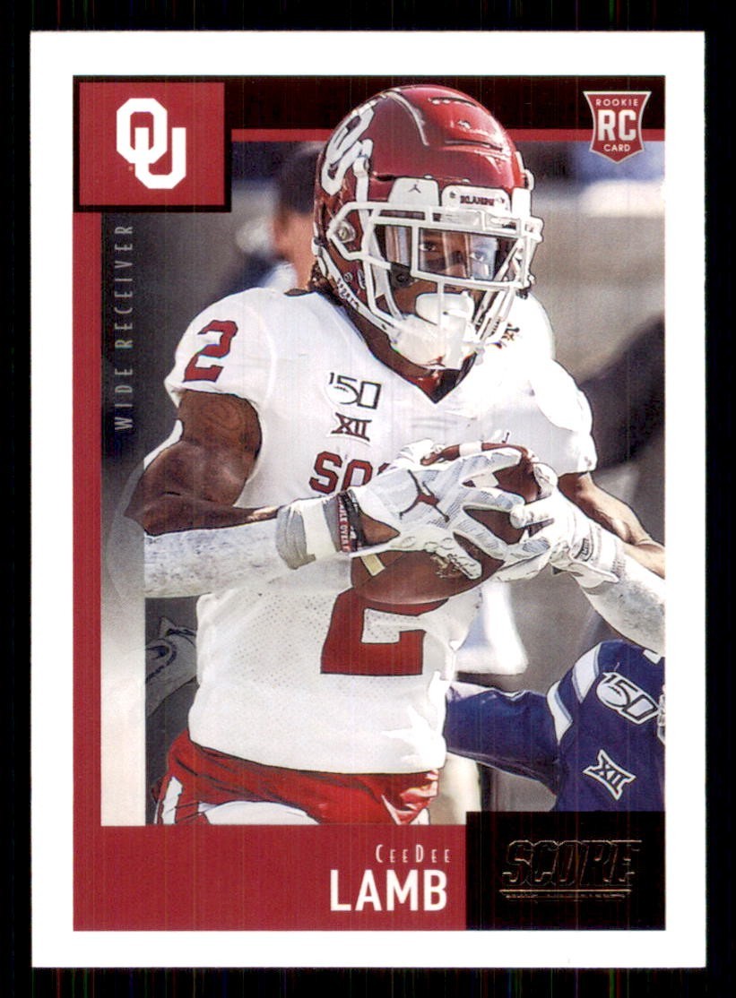 2020 Score #416 CeeDee Lamb Rookie RC Dallas Cowboys