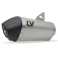 EndschalldäMpfer LeoVince SLIP-ON LV-14 Mit Zulassung, Titanium, Carbon Kappe