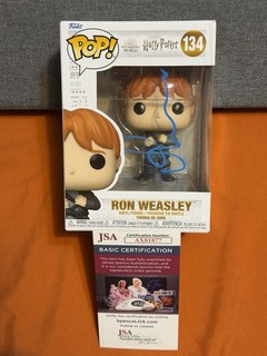 Funko Pop Harry Potter 134 firmado por Rupert Grint certificado de autenticidad JSA JK ROWLING