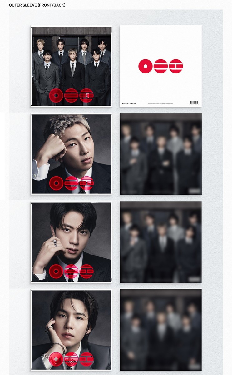 BTS ARIRANG 5th Album VINYL 8 Ver SET/8 Vinyl(LP)+8 Sleeve+8
