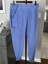 Women  s Cherokee Infinity Scrub Pants Medium Light Blue Joggers