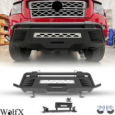 For 2022 2023 2024 Nissan Frontier Upgraded Front Bumper w/ Winch Plate