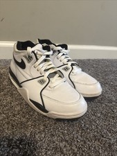 Size 7- Nike Air Flight Lite 2021 Mid White Black