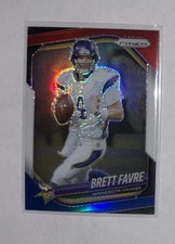 2025 Panini Prizm Brett Favre #160 Red White & Blue Prizm Vikings