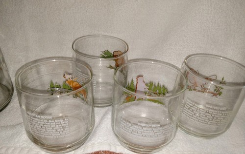 VTG Sunoco American Wildlife Collectible Glasses, 8 Total Plus Large Decanter - Picture 7 of 7