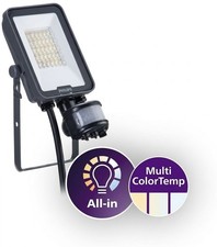 PHILIPS Ledinaire All in1LED Floodlight w/MotionSensor 20W-3000K/4000K/6500K CCT
