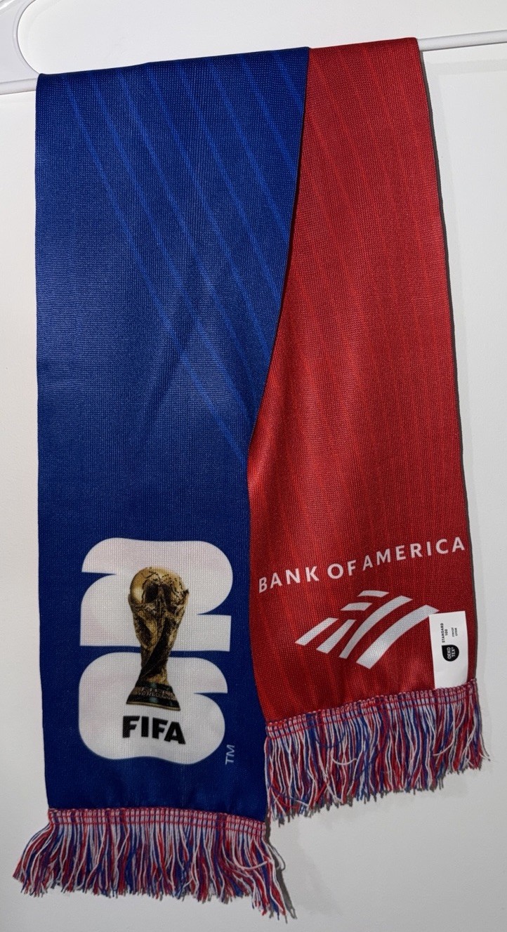 FIFA World Cup 2026 Bank of America Scarf