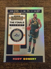 2019-20 Panini Contenders Rudy Gobert #89 The Finals Ticket /65 Jazz SSP Free