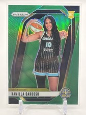 2024 Panini Prizm WNBA Green Prizm Kamilla Cardoso #149 Rookie RC