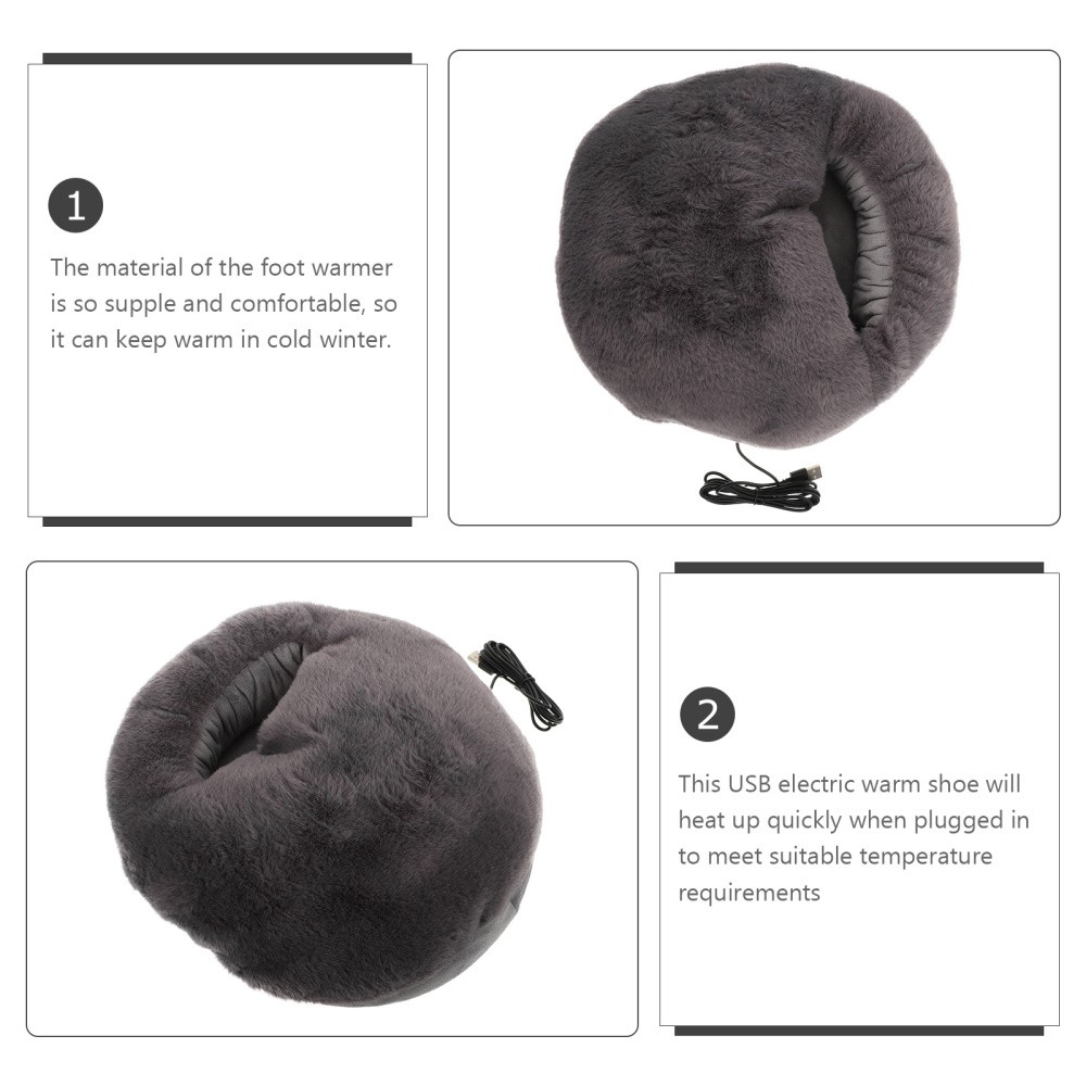 APL Stivali riscaldanti scaldavivande invernali calde ciabatte stivali riscaldati cuscino