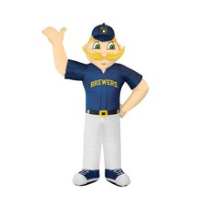 Logo Brands Milwaukee Brewers Inflatable Mascot