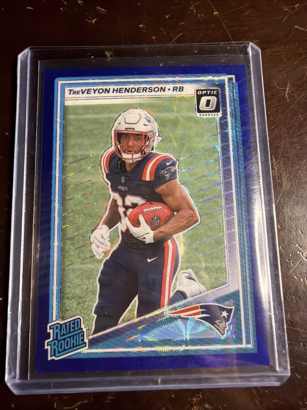 2025  Donruss - RR TreVeyon Henderson #332 Optic Preview Blue Scope Prizm (RC)