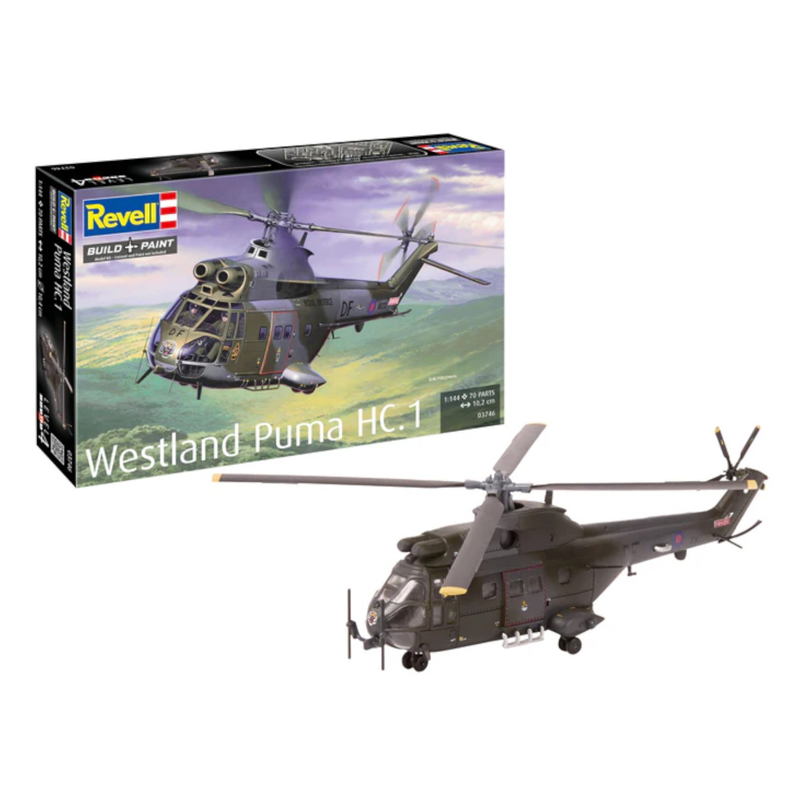 Revell Westland Puma HC1 RAF Cold War Helicopter Model Kit 03746 - Image 7