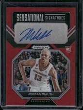 2023 Panini Prizm Draft Picks #SS-JWS Jordan Walsh Sensational Signatures