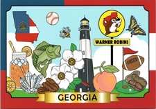 4x6 Postcard - Buc-ees Warner Robins Georgia-...