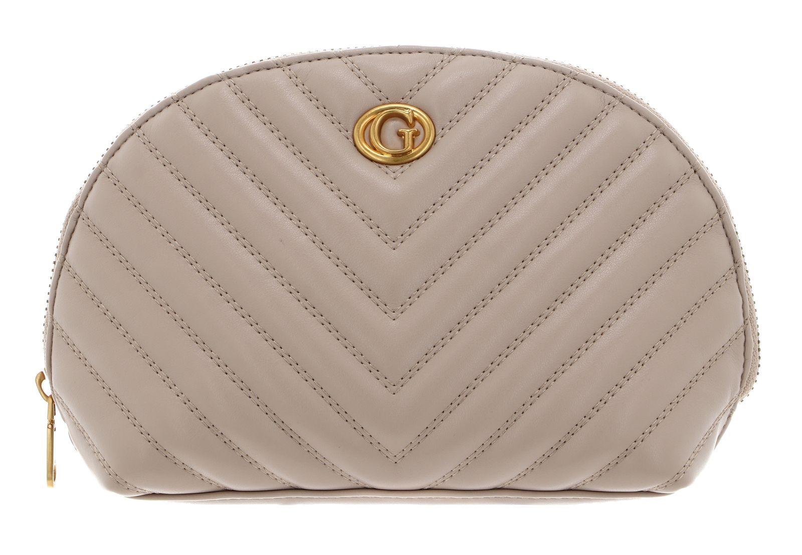 GUESS utility bag Dome Cosmetic Pouch Beige