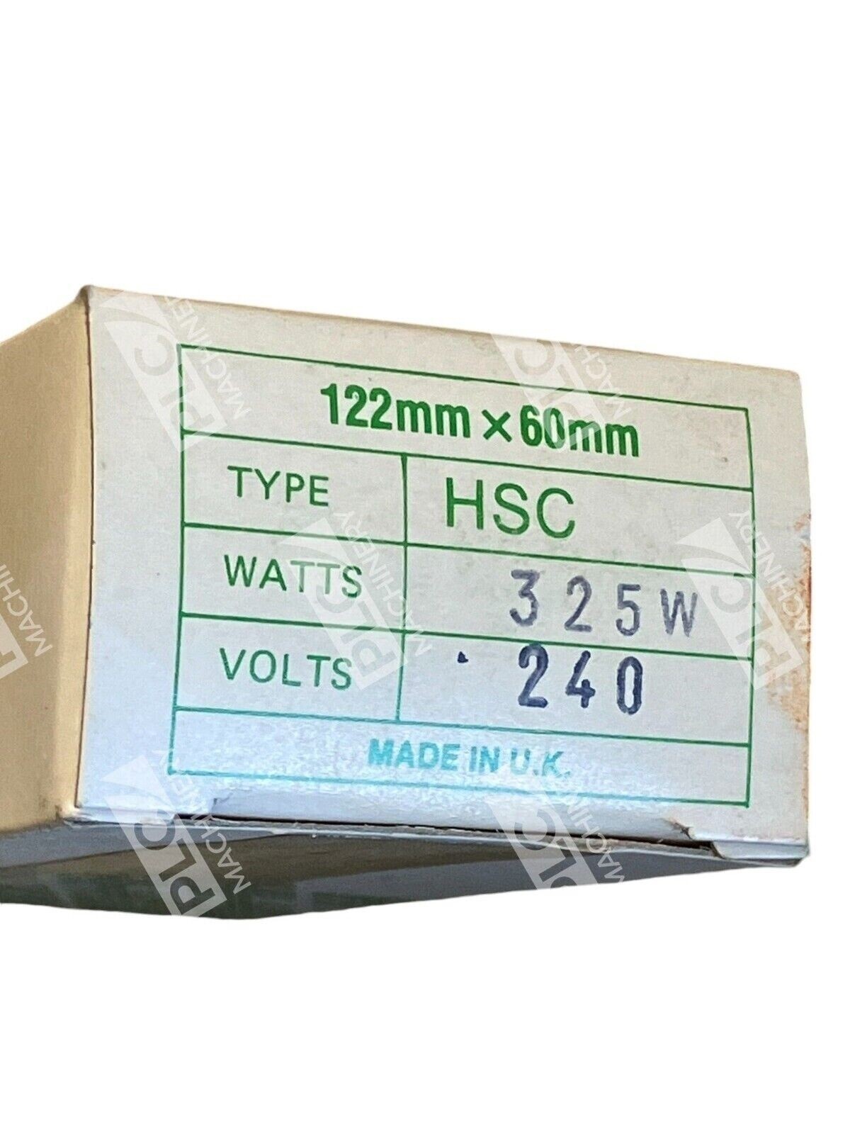 Hassett International Hi-Heat Ceramic Infrared Element 122mmx60mm 325W 240V HSC