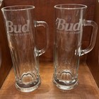 Bud King of Beers 20 oz. Glass Mug Stein, 9” Tall, Libbey Glass USA Bar Decor — photo 9