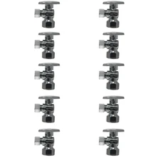 10 Pack XFITTING 3/8" OD Comp. X 1/2" FIP Angle Valve , Female Angle Valve 