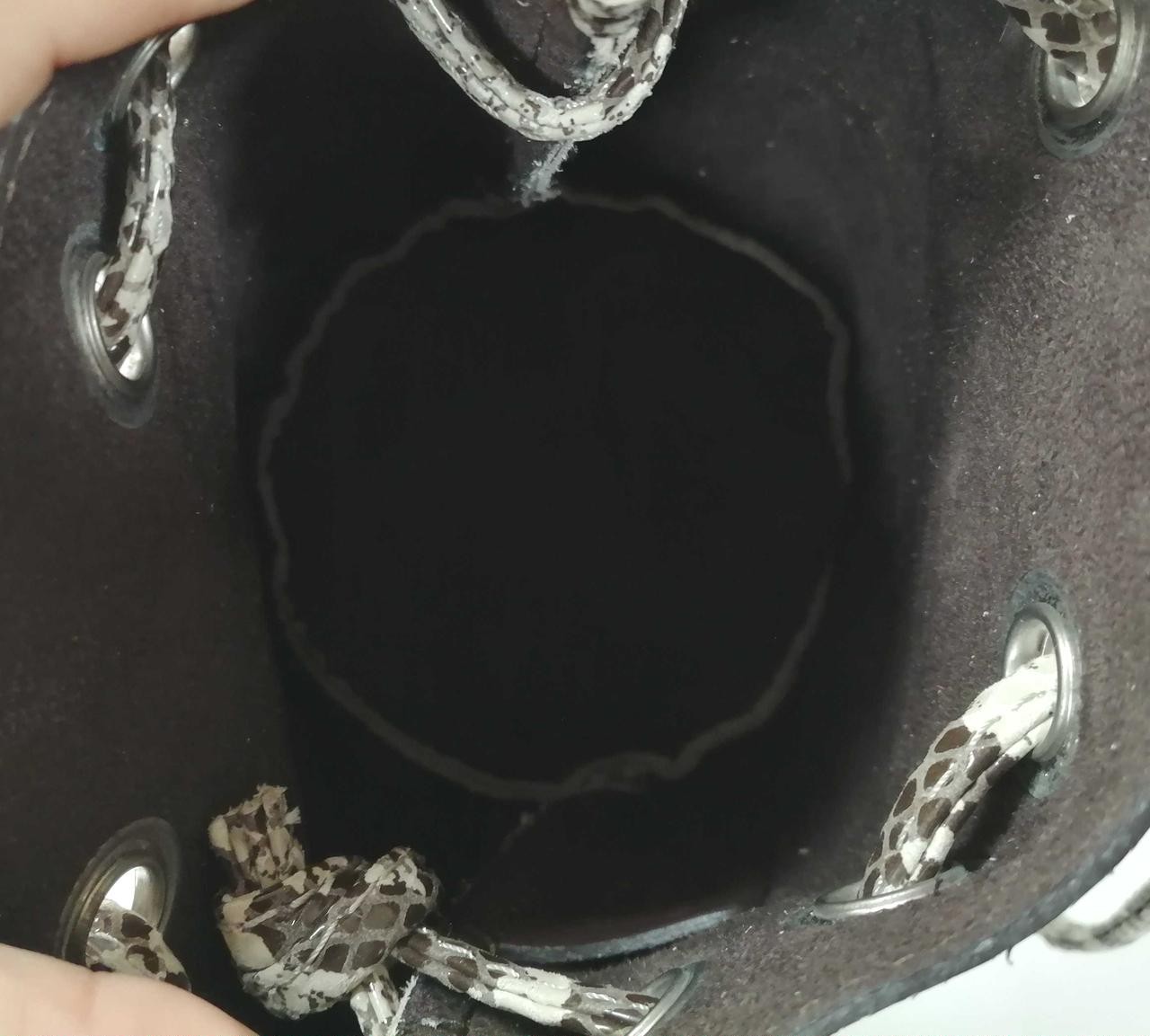 Drawstring Bag Marco Masi Model Python Pattern MA… - image 8