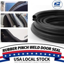 Car Door Rubber Seal Strip Trim Seal with Side Bulb for Cars, Assorted Sizes