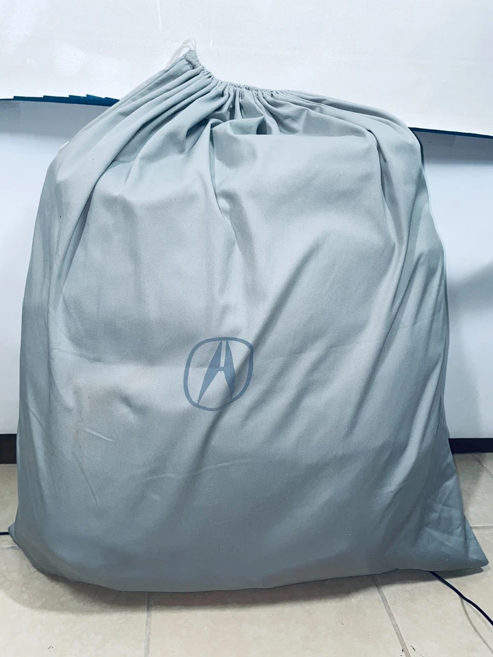 Capa de carro Acura TL original do fabricante para modelo 2009 cinza prata com bolsa de cordão - Imagem 2 de 4