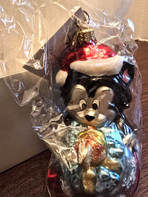 Christopher Radko Disney Cleo & Figaro 99Dis-37 Ornament NEW Sealed Box & Tag LE