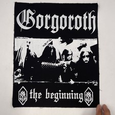 Gorgoroth The Beginning Metal Band XL Back Patch: Sew On Screen Print, 12 X 15