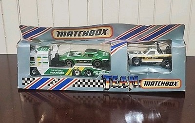 Vintage Matchbox 1984 SUPER BRUT Race Team 1:64 Kenworth Rufftrek Corvette