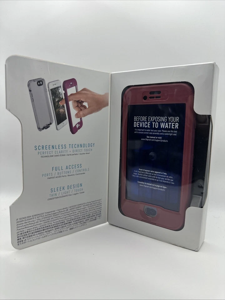 LifeProof NÜÜD Apple iPhone 7 Plum Reef Waterproof Case Screenless – New - Image 2 of 4