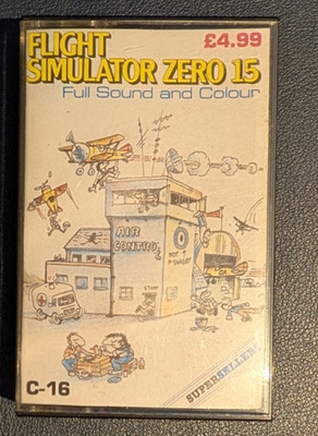 Flugsimulator Zero 15 C16 / +4 Superseller Commodore 16 Plus 4 funktionstüchtig