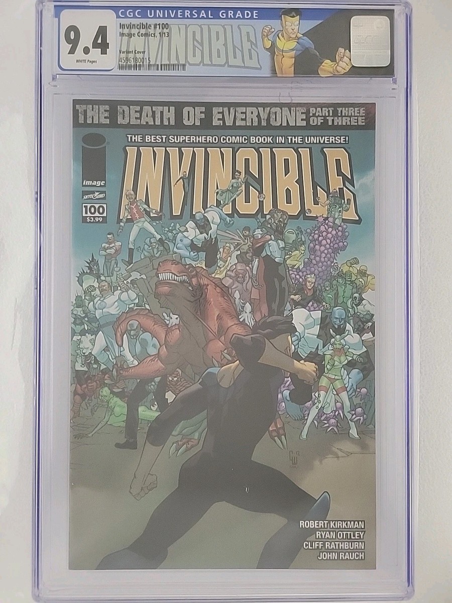 Invincible 100 Variant Death of Everyone 2013 CGC 9.4 | eBay