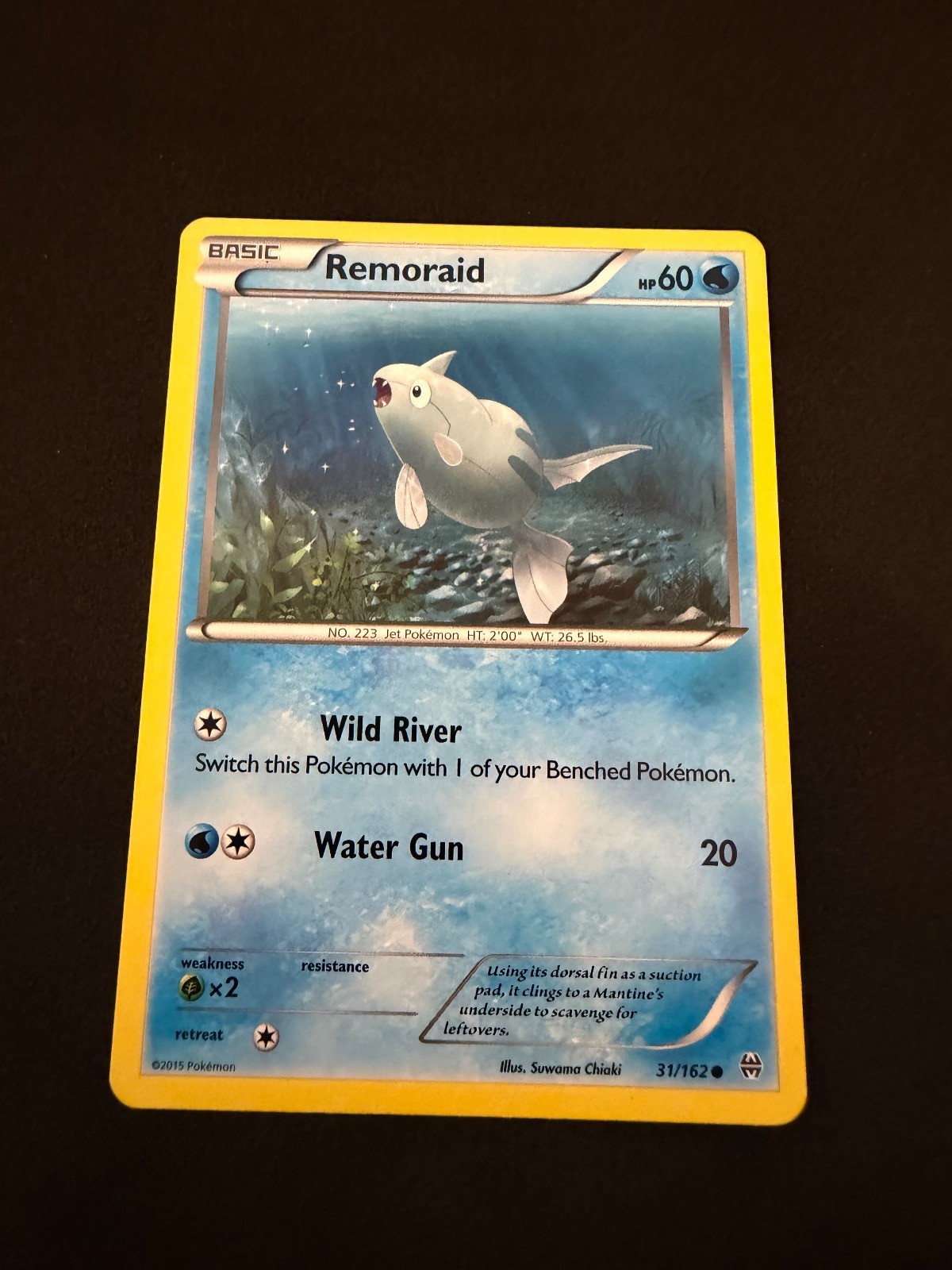 Remoraid 31/162 Common BREAKthrough Pokemon Near Mint