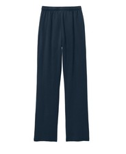 Bella  Canvas Unisex Straight Leg Sweatpant Open Bottom Navy BC3725 New Medium