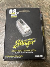 Stinger SHD20 Distribution Block Power or Ground Non Fused Multi Gauge 2-Outputs