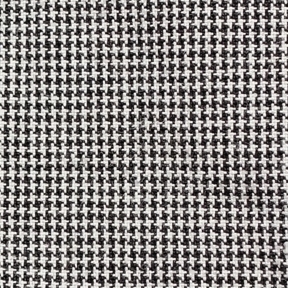 Lee Casuals Women's Black White Houndstooth Pleated Pants 12 Medium Wrinkle Free - Image 2 of 4