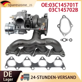 Neu Turbolader für VW Golf Jetta Tiguan Touran EOS 1.4TSI 03C145701T, 03C145702B