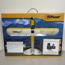 Sky Eagle 4-Channel Remote Control Airplane TR-C385 Fly Top Race Styrofoam White