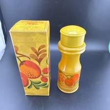 Vintage Avon Pennsylvania Dutch Bottle 4oz Patchwork Cologne Salt Shaker