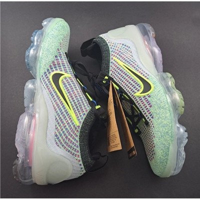 Nike Air VaporMax 2021 FK GS Volt Photo Blue Woman's Shoes Sz 7 / 5.5 Youth NWT