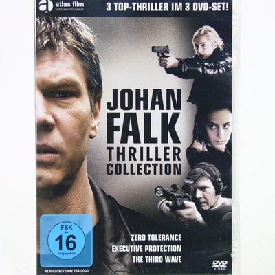 DVD Film Johan Falk Thriller Collection Zero Tolerance The Third Wave Gut