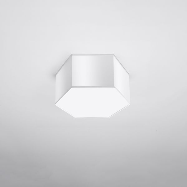 Plafonnier PVC blanc E27 Sunde 15 pour éclairage de plafond
