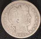 1897 P Philadelphia Mint Barber Quarter