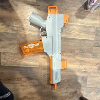 SplatRBall Gray Orange SMG Gel Blaster Gun (battery NOT included)