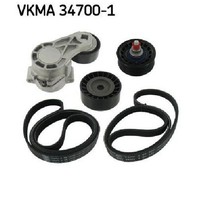 Keilrippenriemensatz FüR Ford Transit FA FB FD FM FN 2.2 06 Bis 14 SKF Srfe 4HU